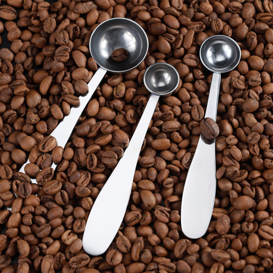 Hot sale stainless steel coffee milk tea kitchen utensils quantitative spoon powder spoon seasoning baking kitchen baking tools
