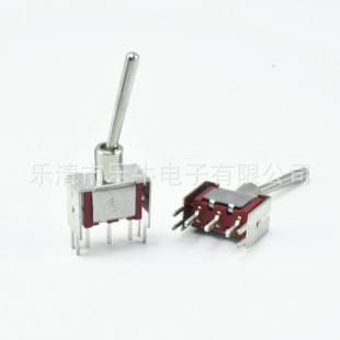 6mm Self-Locking Toggle Switch 3-Pin 2-Speed Rocker Switch with Bracket on on Ce