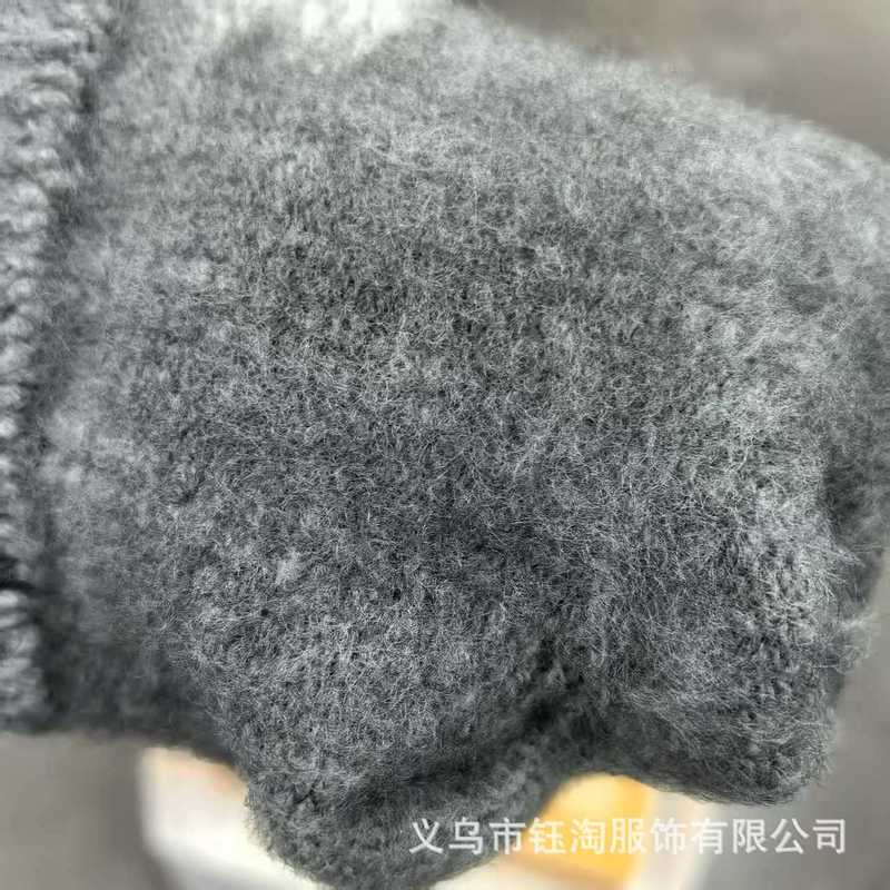 手套男女保暖防寒加绒通用冬季保暖可触屏手套针织毛线手套骑手套|undefined