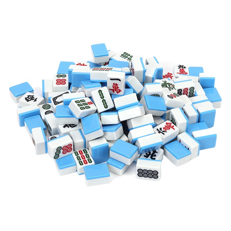 Factory set/made portable acrylic hand mahjong chess and card room household various color specifications mahjong