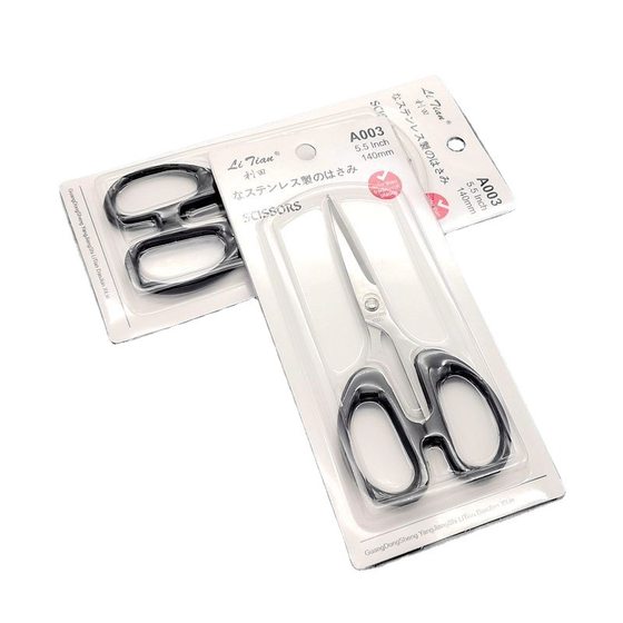 Yangjiang Litian A003 scissors stainless steel stationery scissors office scissors small scissors fishing gear scissors household handmade scissors