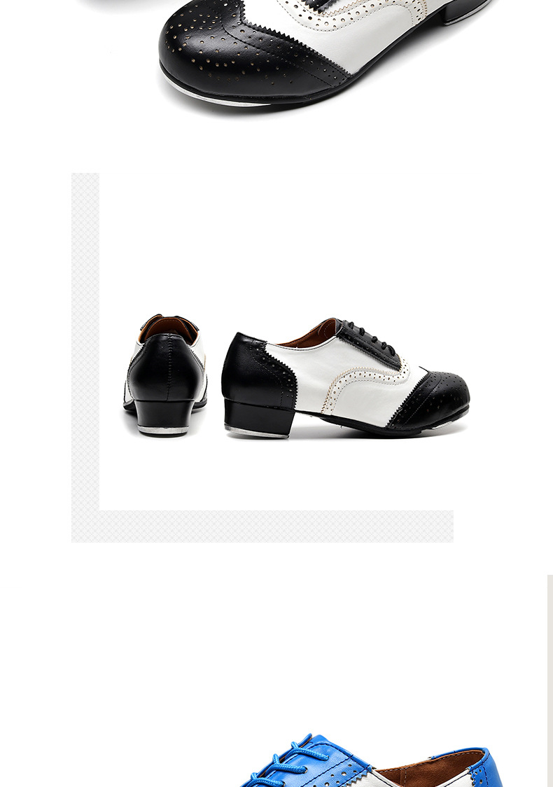 Vyriški laisvalaikio Oksfordo sintetinės odos odiniai sparnuoti užsegami lauko batai_voghion.com