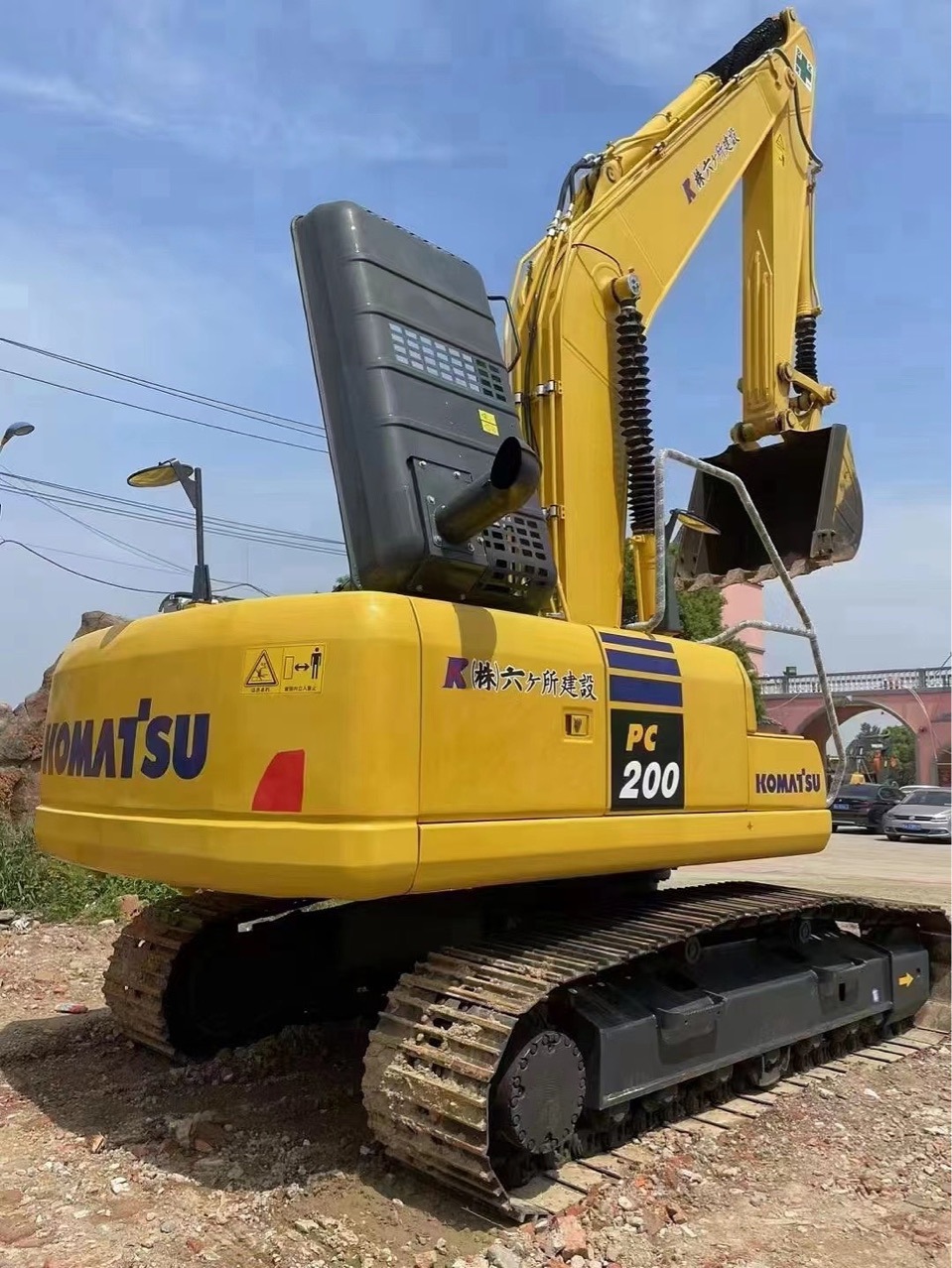20 toneladas de segunda mano Komatsu 200 - 8 excavadora de comercio exterior 320D Carter