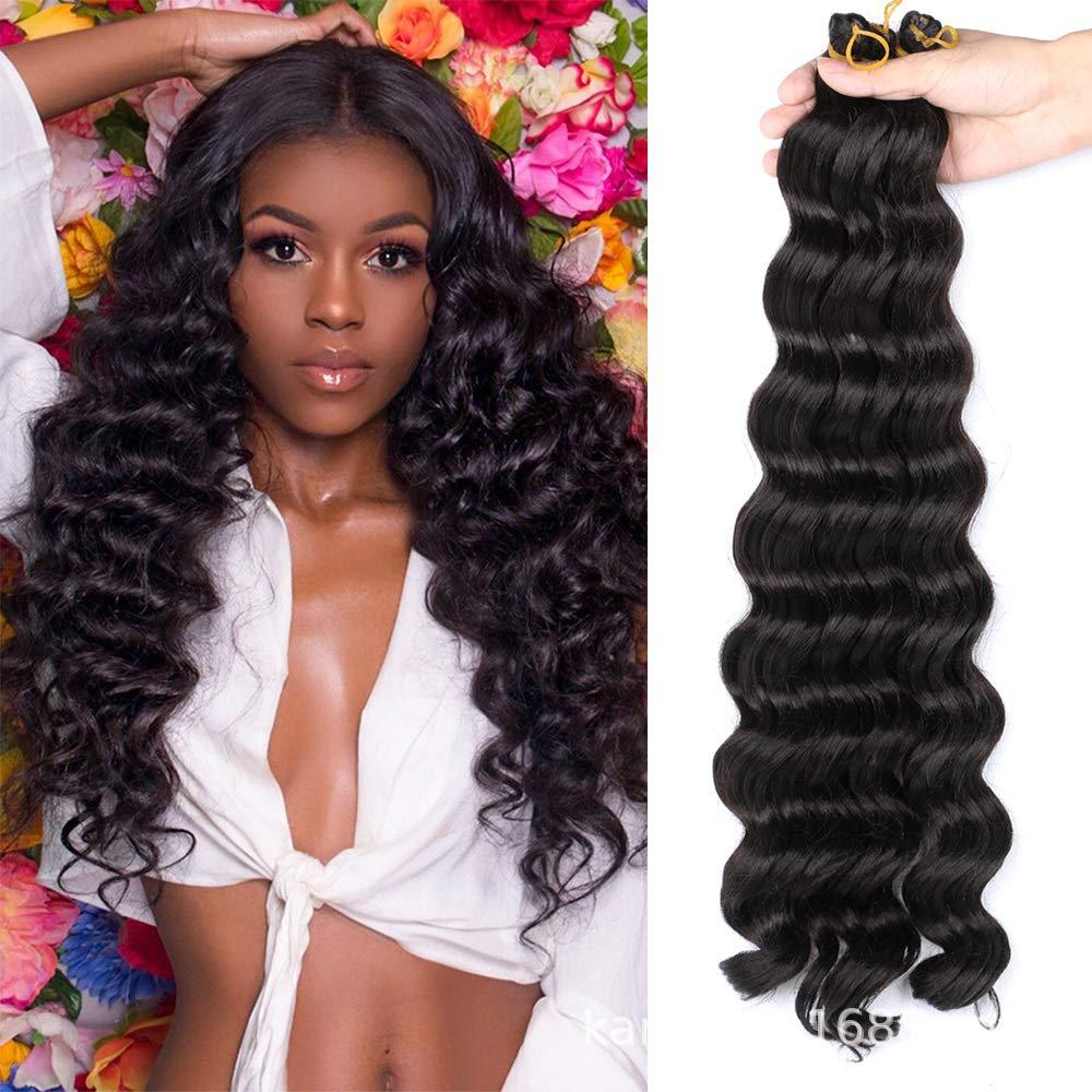 ONDA profunda crochet trenza pelo peluca transfronteriza Curl francés fibra química agarre del pelo trenza