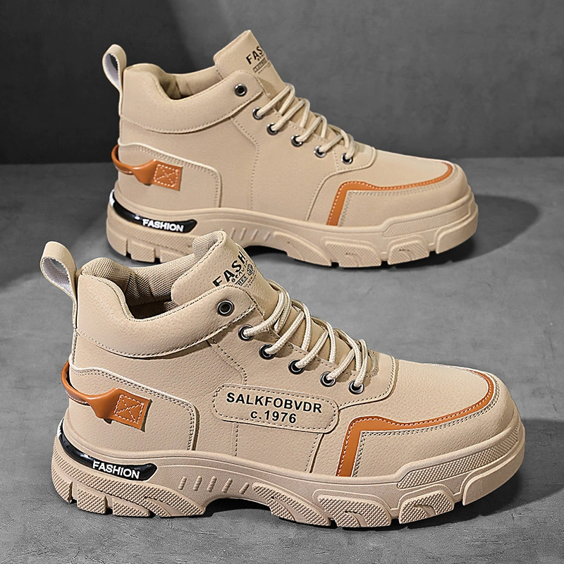 Мужская обувь 2024 новые осенние рабочие места работы водонепроницаемые нескользящие и износостойкие спортивные пустыни