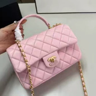 夏の新型バッグ女性ファッション本革手提げチェーン女性バッグ小金球斜めショルダーバッグ小香風菱格ショルダーバッグ|undefined