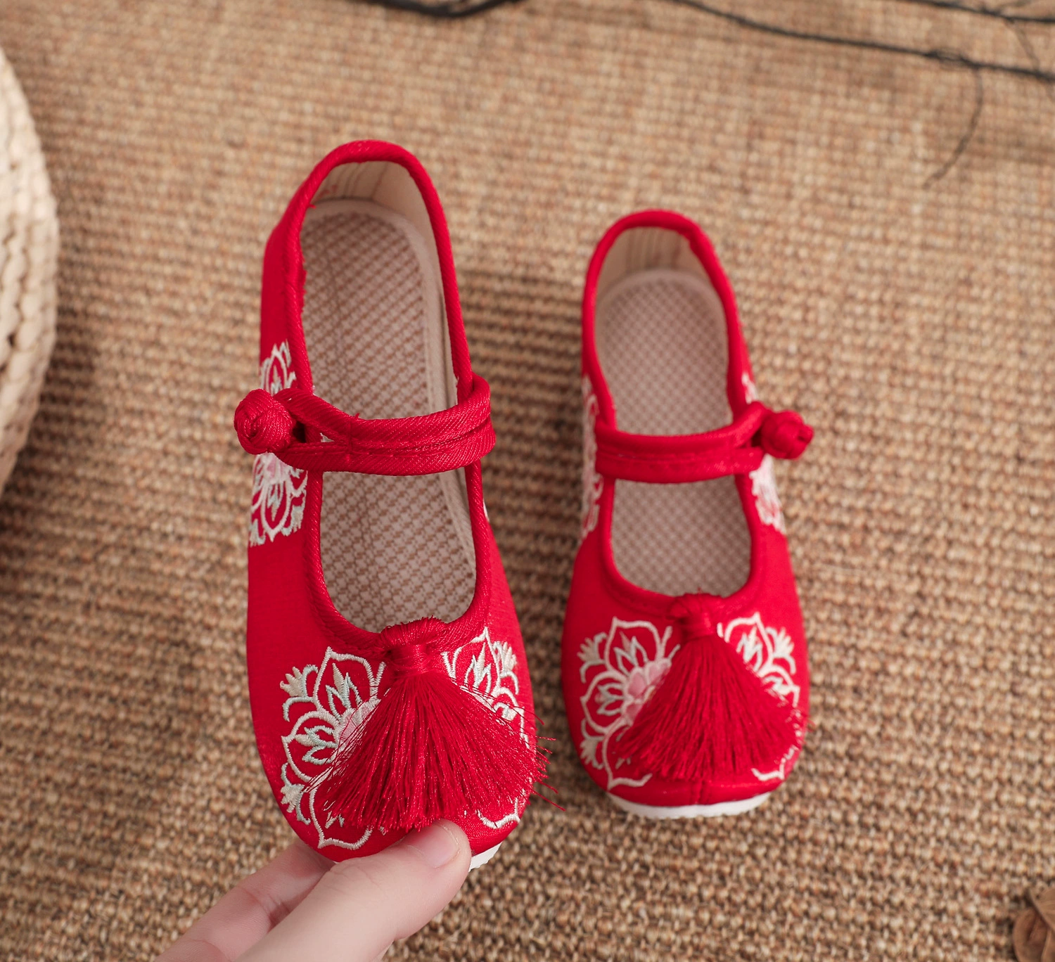 Ethnic footwear, children's Hanfu for princess, ethnic style