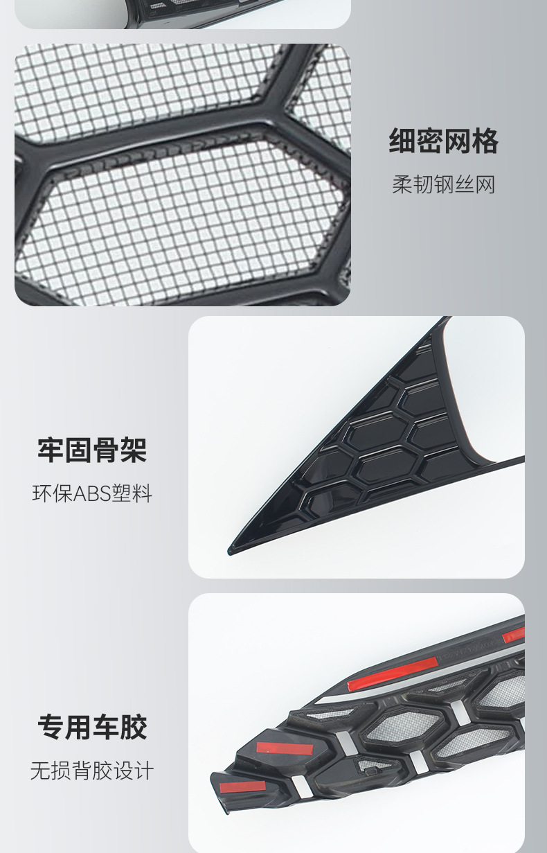 Suitable for Audi A5L, specialized anti-insect net, car radiator grille intake protection cover, modified accessories, automotive supplies