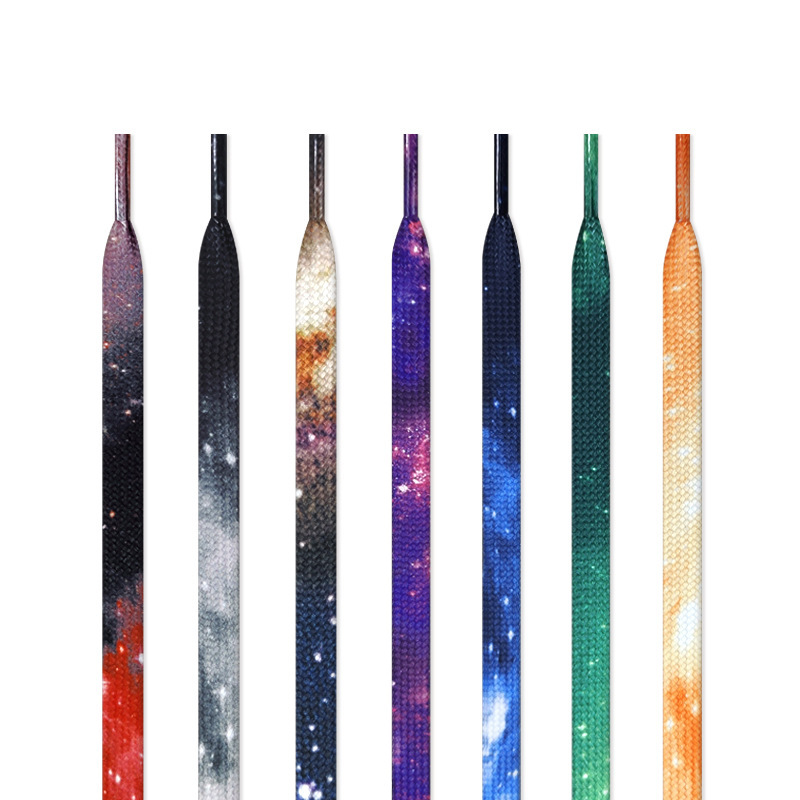 Starry Sky Tie-Dye Shoelaces for Men and Women Accessories Af1 Air Force One Aj1 Low High Top Basketball Shoes Dunk Shoelace Rope Starry Sky Tie-Dye Shoelaces for Men and Women Accessories Af1 Air Force One Aj1 Low High Top Basketball Shoes Dunk Shoelace Rope