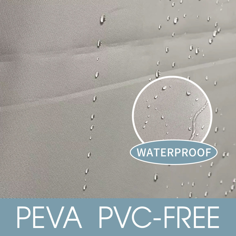 180X180 Cortina de ducha engrosada con hebilla cortina de baño PEVA cubierta de baño a prueba de moho impermeable baño partición Cortina de ducha