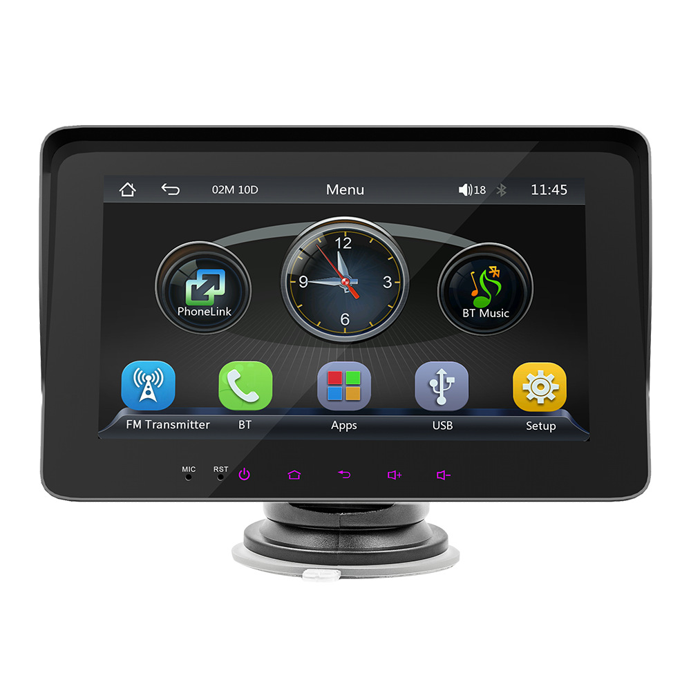 Transfronterizo nuevo 7 pulgadas portátil coche MP5 reproductor inalámbrico Carplay coche Tarjeta de inserción de la máquina de inversión de prioridad