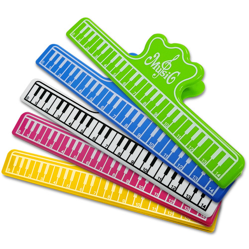Music Clip Sheet Music Clip Piano Score Clip Plastic Clip Music Clip Wholesale Gift [Fall Resistant and High Elasticity]