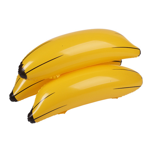 ins cross-border wholesale pvc inflatable banana toy beach ball coconut tree inflatable party props cactus potted plant