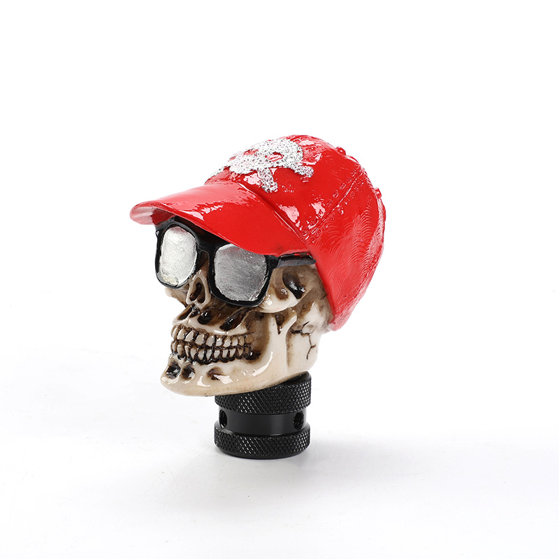 accesorios de modificación de automóviles cabeza de marchas personalidad cabeza de manija fantasma varilla de cambio de marchas bola de mano al por mayor image 27