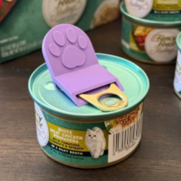 跨境新品3D打印 Cat Food Can Opener宠物猫狗瓶罐头便携式开瓶器
