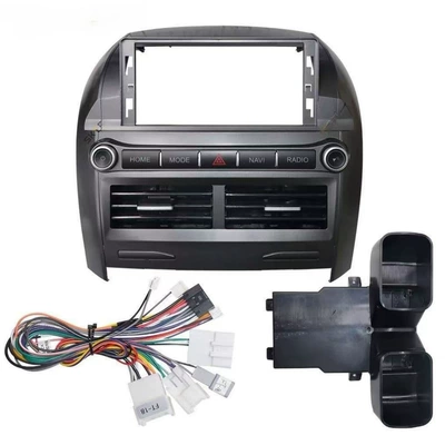 Suitable for Toyota Camry 12.3inch Central Control Navigation Dvd Modification Face Frame Versatile Set Frame (DVD Navigation) - face-frame-wiring-harness-kit