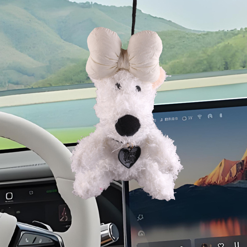 West Highlands accesorios para automóviles accesorios para automóviles espejos retrovisores creativos muñecas muñecas perros accesorios para automóviles