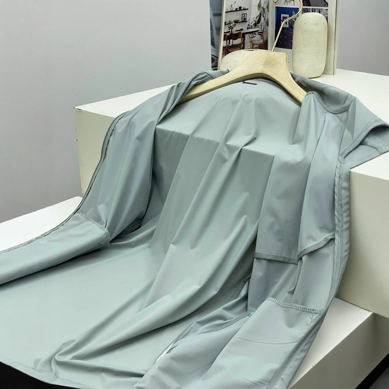 メンズ アウトドア レジャー アイスシルク 速乾性 日焼け止め スキンウェア 6858|undefined