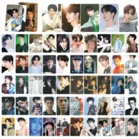 Wang Yibo маленькие карточки 55 шт. Mingxing оригинал, изысканные периферийные LOMO-карты, самопечатные маленькие карты, трёхдюймовые флеш-карты