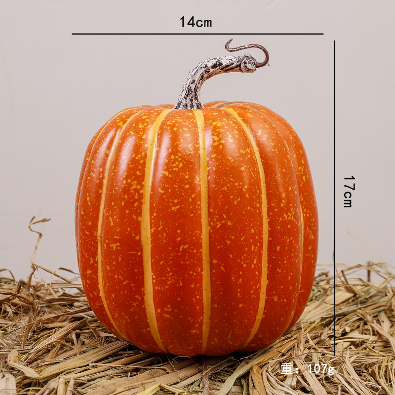 Simulación transfronteriza espuma calabaza modelo Halloween Acción de Gracias decoración de Navidad props disparo decoración de calabaza falsa image 37