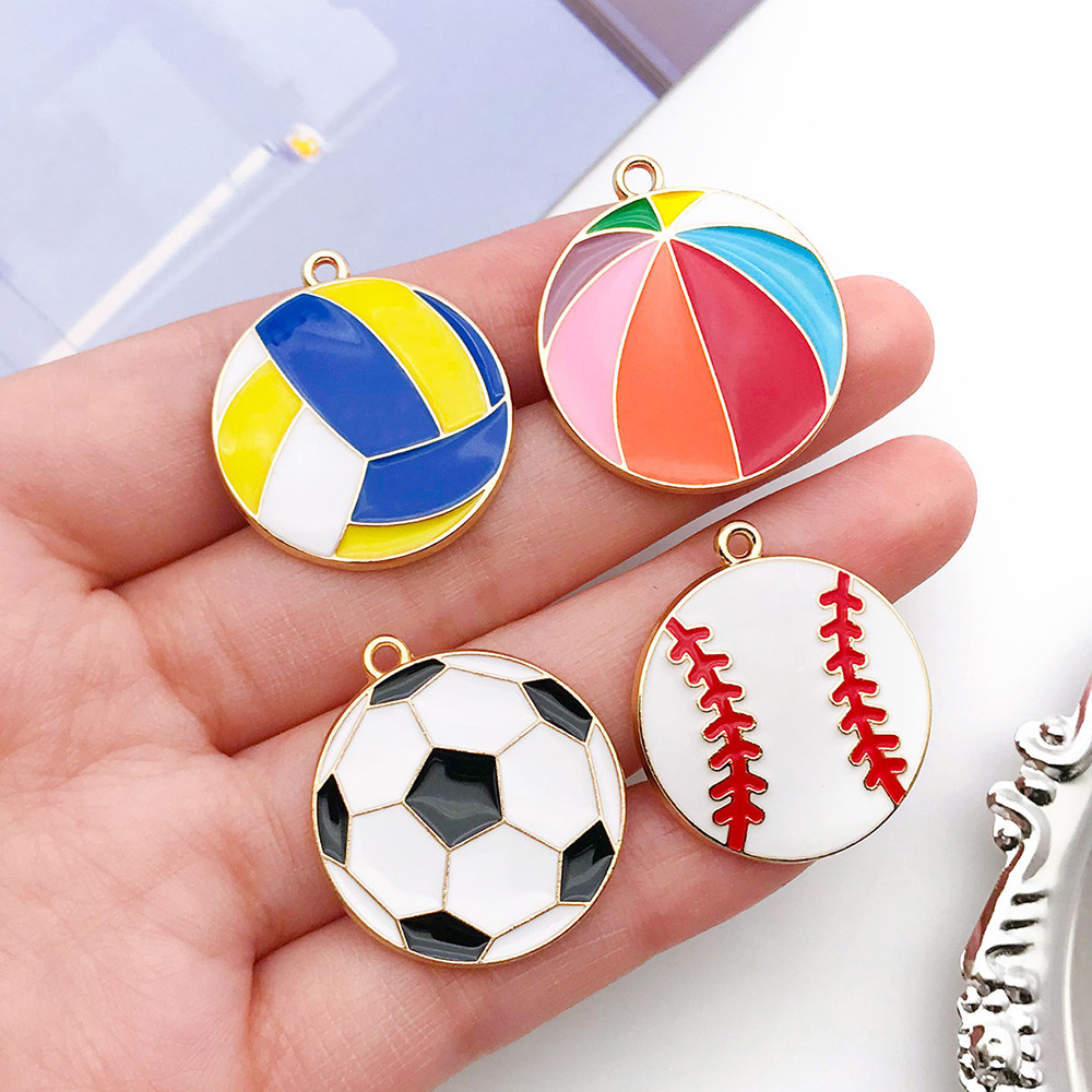 Football volleyball basketball baseball pendant