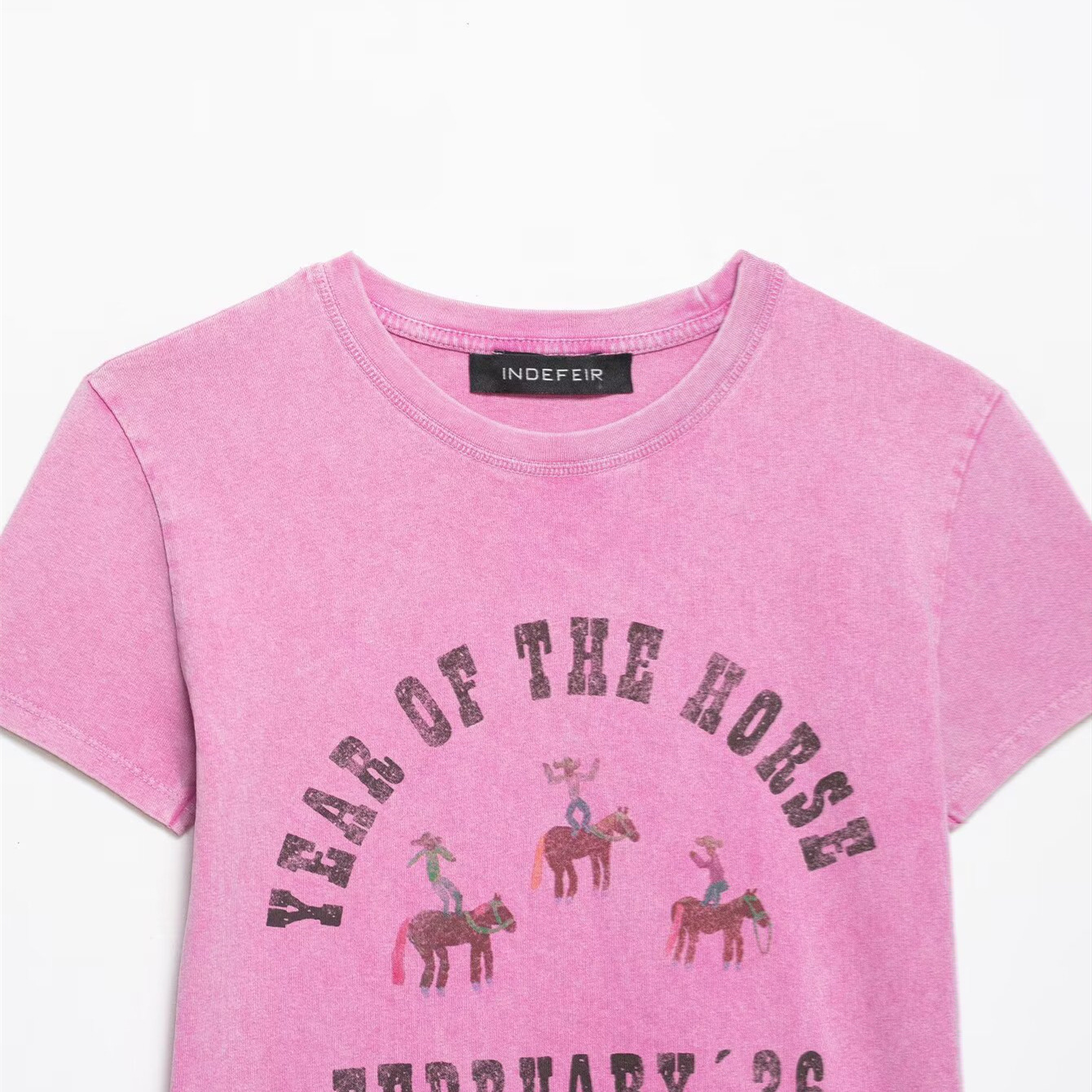 Women's Casual Versatile Simple Style Printed T-Shirt Short Sleeve Top Summer New Arrival_ecoleips.com