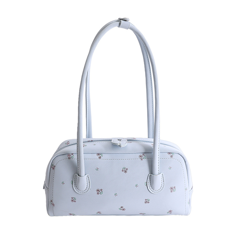Nicho Zhong diseño flor triturada bolsas de brazo para mujeres 2026 nuevo estilo diario bolsas de hombro estilo coreano estilo extranjero estilo de moda de viaje image 6