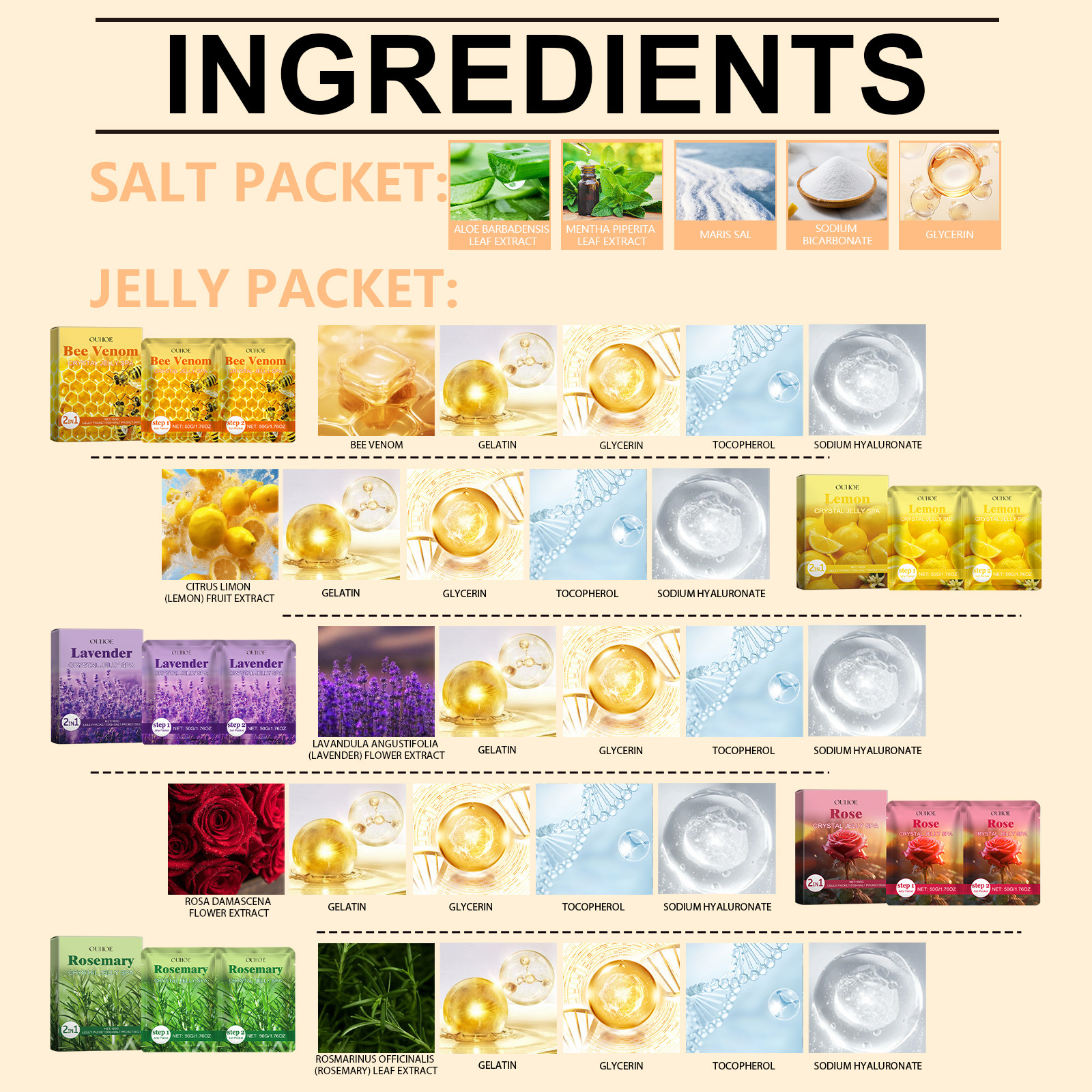 Serija Foot Crystal Mud, čiščenje stopal, vlaženje in pomlajevanje kože, zaščita stopal in namakanje stopal_voghion.com