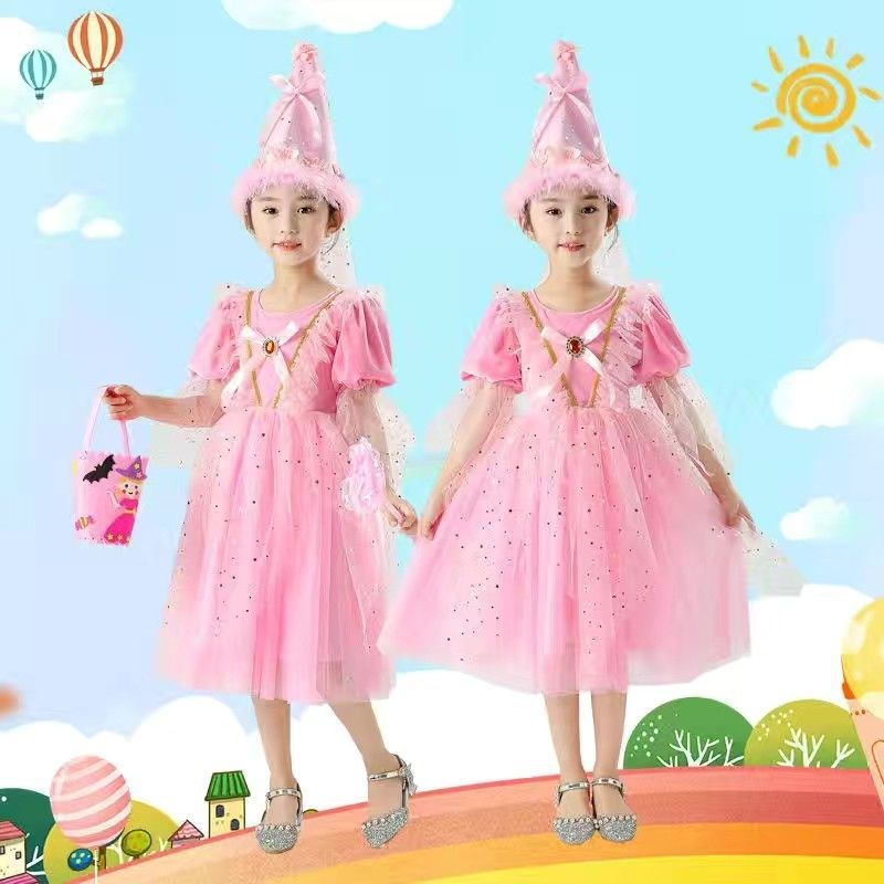 圣诞节衣服女儿童服装女童演出服幼儿园服饰装扮衣服圣诞老人套装