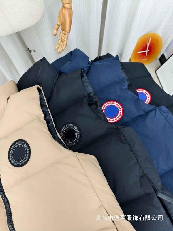 Putian High Version Canadian Goose Duck Feather 2804 White Duck down Vest 2025 Autumn and Winter New Product Pure Wholesale