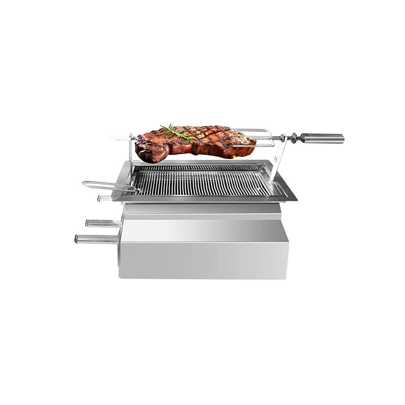 Customized Stainless Steel Lamb Leg Heating Stove Charcoal Smokeless Insulation Stove Commercial Grill Multifunctional Barbecue Grill Fish Grill
