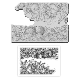 Cross-Border Handmade Paper Art Transparent Seal Handbook Decoration Mouse Sleeping Petals Silicone Seal Rubber Stamp Wholesale