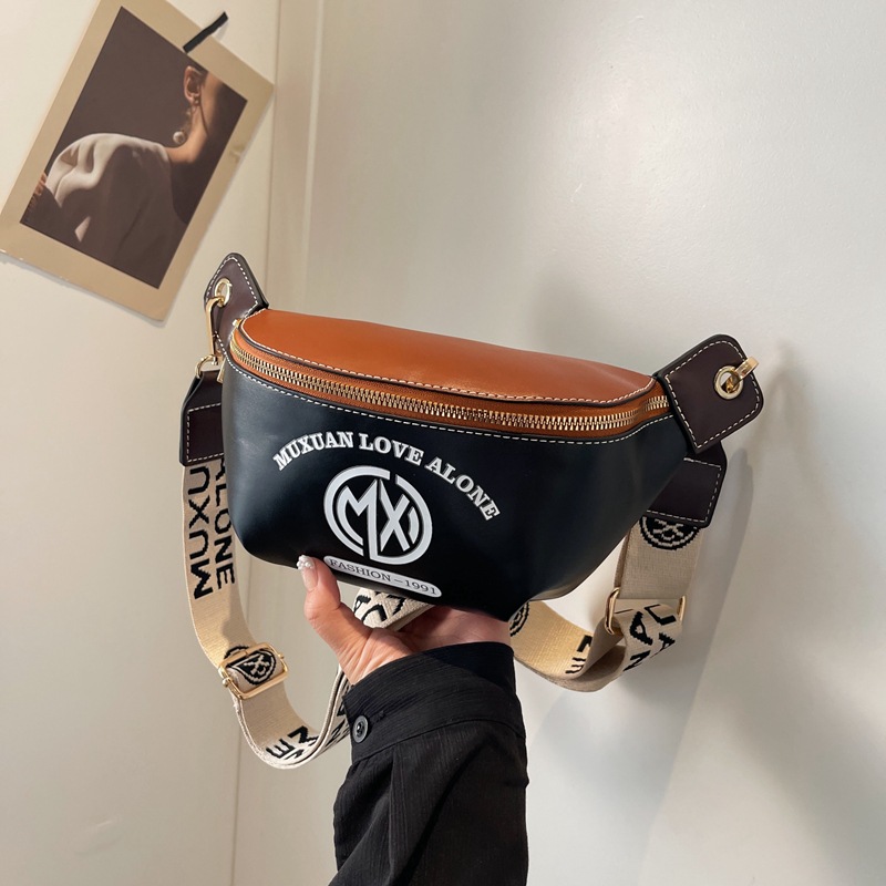 Mala tiracolo feminina da moda com alça larga bolsa de peito_voghion.com