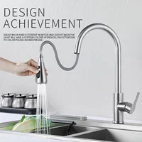 Промышленный кран для кухни из нержавеющей стали KTAI Classic, 360° поворотный без свинца кран для раковины и умывальника, долговечный
