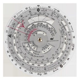 CYA metal plastic pilot slide rule E6B aviation flight rule military slide rule civil flight direction gauge