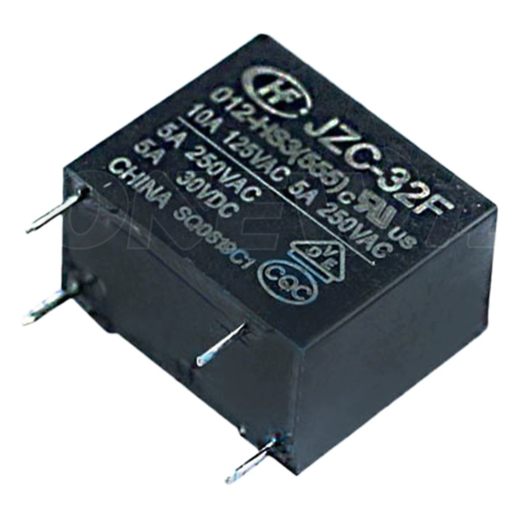 JZC-32F/012-HS3 вставное сверхмалое реле средней мощности 12 В Однополюсное одинарное бросок-нормально открытое на складе