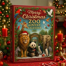 Merry Christmas Zoo Advent Calendar2025�}�Q�옷����@���R��