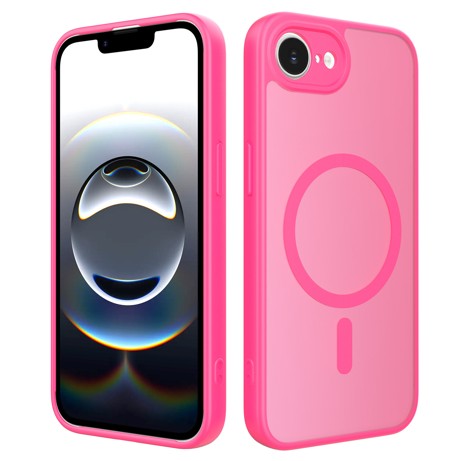 Funda para teléfono móvil iphone16promax con sensación de piel fina y succión magnética Apple 16E funda protectora dos en uno nuevo