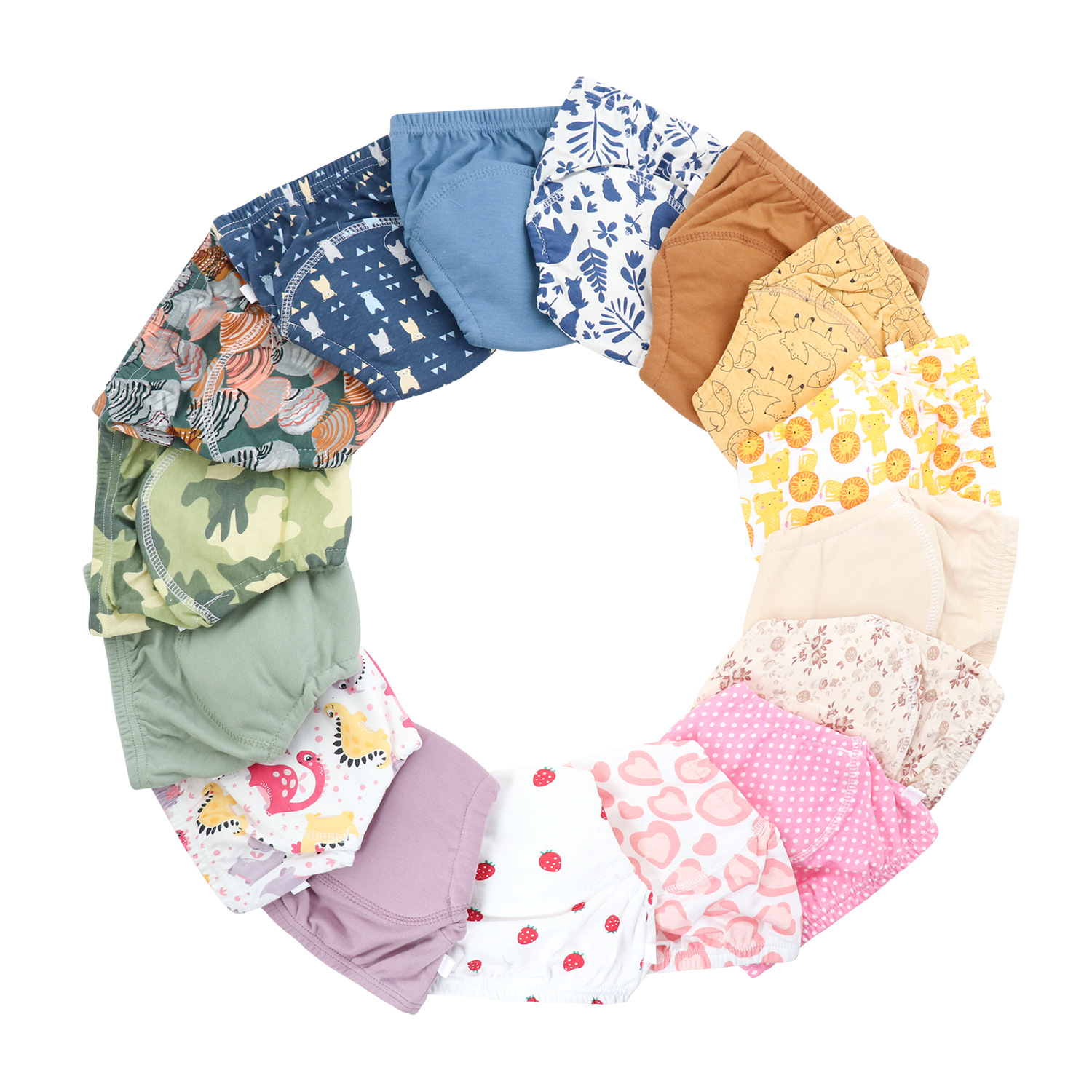 Baby Cloth Diapers, Infant Pull-Up Pants, Newborn Toddler Pants, Pure Cotton Breathable Toilet Pants, Cross-Border for Boys and Girls