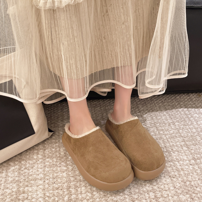 Little Potato Birkenstock Shoes for Women 2025 New Model Snow Boots Warm Cotton Shoes Slip-On Closed-Toe Fleece-Lined Birkenstock Shoes Export Little Potato Birkenstock Shoes for Women 2025 New Model Snow Boots Warm Cotton Shoes Slip-On Closed-Toe Fleece-Lined Birkenstock Shoes Export