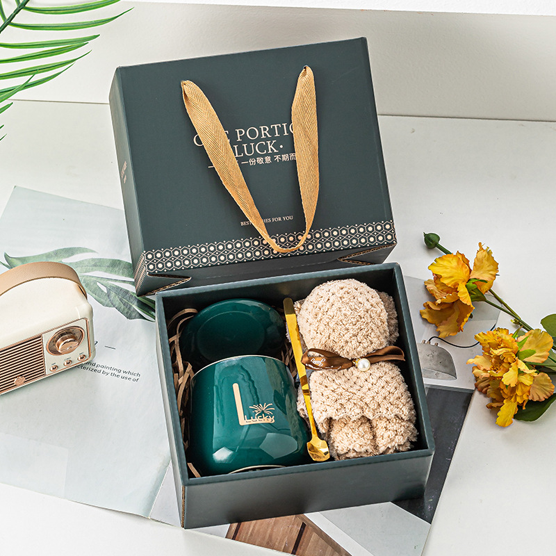 Taza de diamante de cerámica de 55 grados Taza de temperatura constante de alto valor Taza de café Taza de taza Posavasos Taza caliente de aislamiento Taza de agua