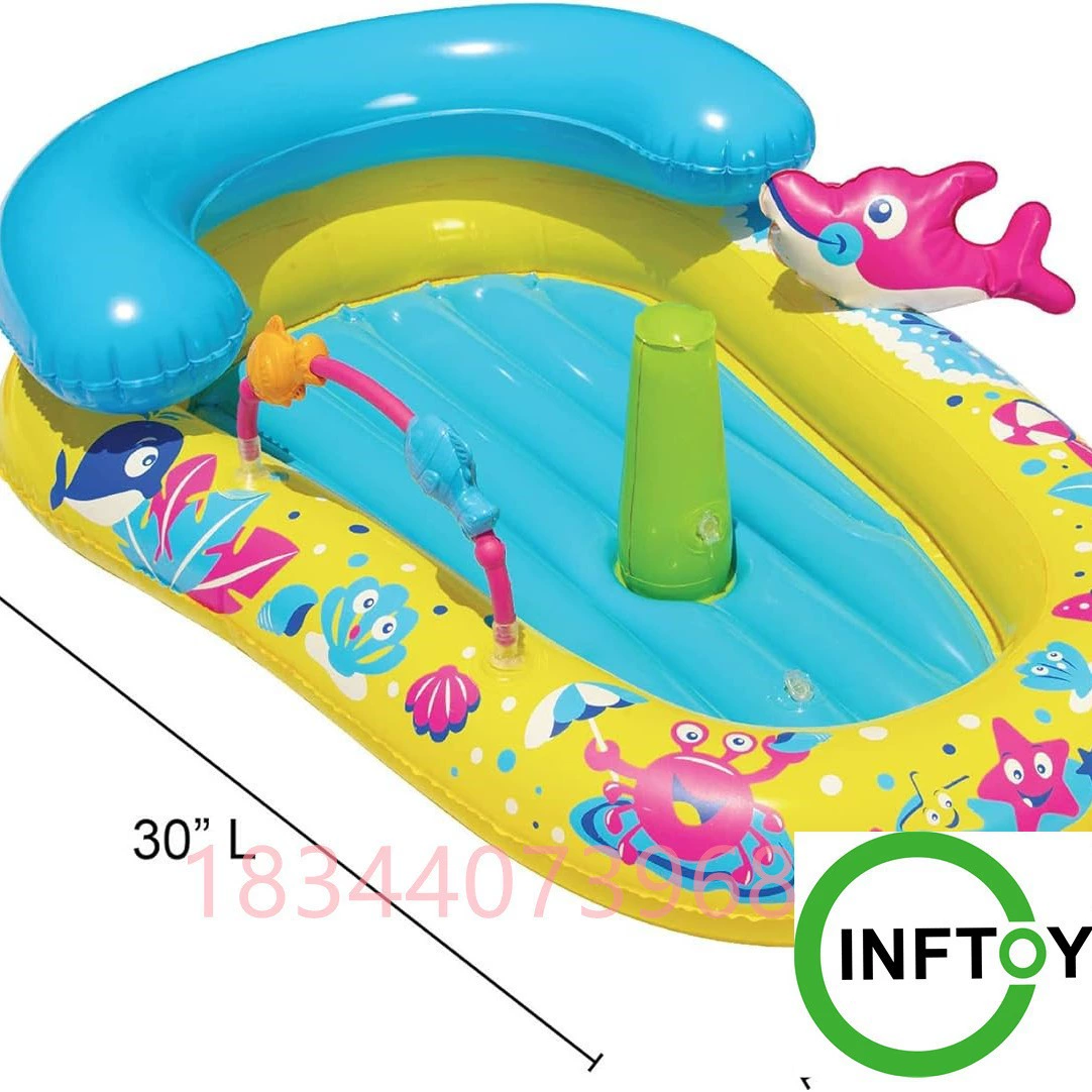 Надувной детский игровой коврик на открытом воздухе газон детский двойной ринг водяной бассейн развивающая игрушка надувная игрушка
