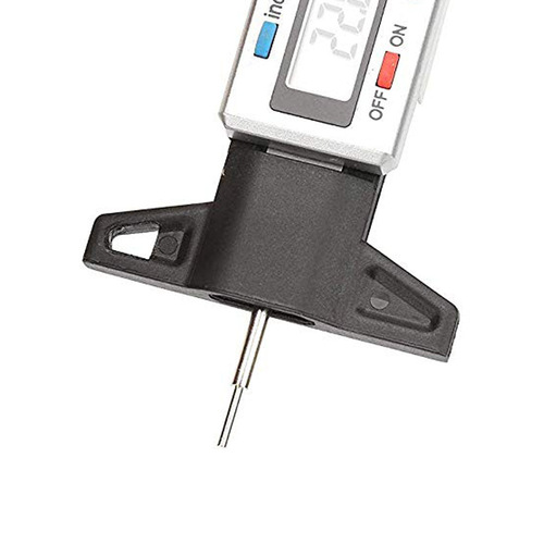 Digital electronic tire tread depth measuring instrument Depth gauge Tread ruler 0-25.4mm Digital tire tread meter