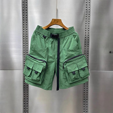美式复古夏季多口袋工装短裤男女潮流五分裤速干直筒显瘦百搭宽松