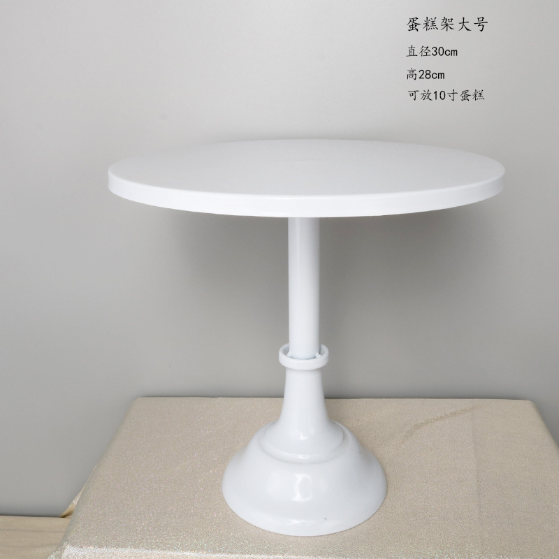 Mesa de postre de hierro blanco pastel decoración soporte de exhibición bandeja MESA DE BODA tarde Merienda soporte comida fría té descanso