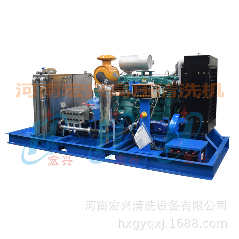 宏兴供应1400公斤市政下水道高压疏通HX-2503型柴油机驱动