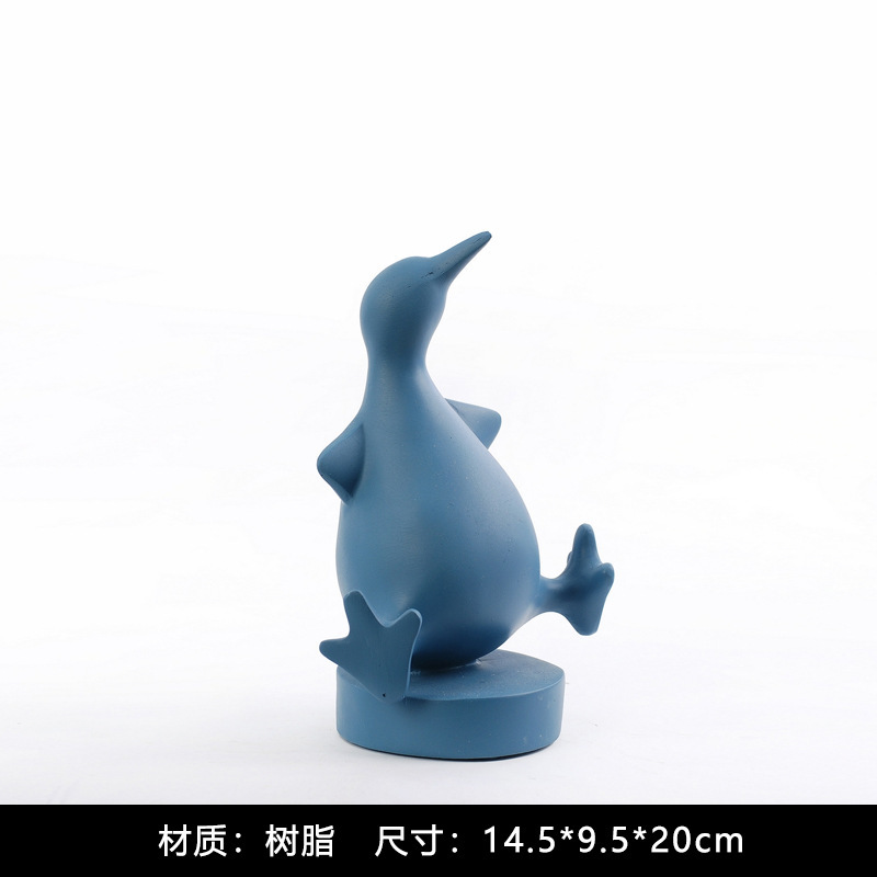 モダンでシンプルなかわいいペットの猫とクマの幾何学的な動物の装飾品北欧ホームモデルルームワインキャビネット子供部屋の装飾|undefined