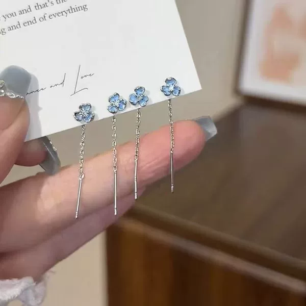 Blue earrings