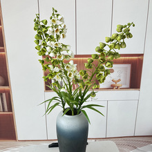 跨境新品仿真3D贝母婚庆花排路引插花配饰装饰假花餐厅摆件造景