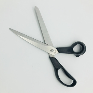 Stainless steel tailor scissors plastic handle tailor scissors household tailor scissors civil tailor scissors office scissors factory wholesale